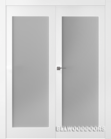 Межкомнатная дверь Кремона 1 (остекленная, распашная двойная) - фото