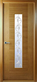 Межкомнатная дверь Классика Люкс (остекленная, распашная)