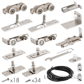 Базовый комплект для телескопического открывания дверей Comfort - PRO SET 5 /telescope/ 80 (CFA172C) фото