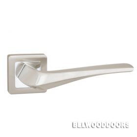 Ручка раздельная METEOR QR SN/CP-3 матовый никель/хром фото