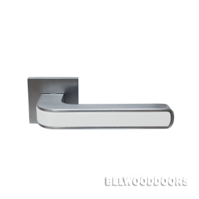 3-WAY ручка Columbia EN квадрат сатин хром/белый фото