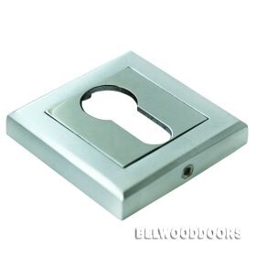 MH-KH-S SC/CP, накладка на евроцилиндр, цвет - мат.хром/хром фото