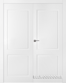 Межкомнатная дверь Кремона 2 (глухая, распашная двойная) - фото