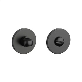 Завертка сантехническая круглая WC BLACK, черный (7 мм) фото
