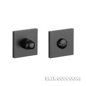 Завертка сантехническая квадратная WC BLACK, черный (7 мм) фото