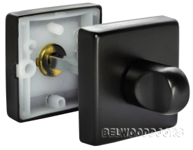 LUX-WC-S5 NERO, завертка дверная, цвет - черный фото