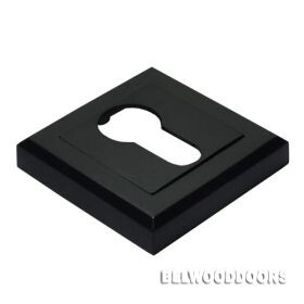 MH-KH-S BL накладка на ключевой цилиндр, цвет-черный фото