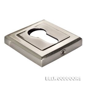 MH-KH-S SN/BN, накладка на евроцилиндр, цвет - бел. никель/черн. Никель фото