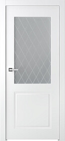 Межкомнатная дверь Кремона 2 (остекленная, распашная) - фото