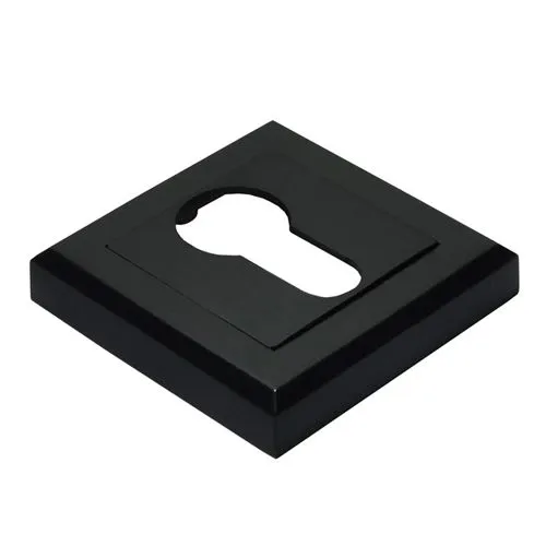 MH-KH-S BL накладка на ключевой цилиндр, цвет-черный фото