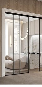 Перегородка Спейс Ап 1 Черная фото Перегородка Спейс Ап 1 Черная фото